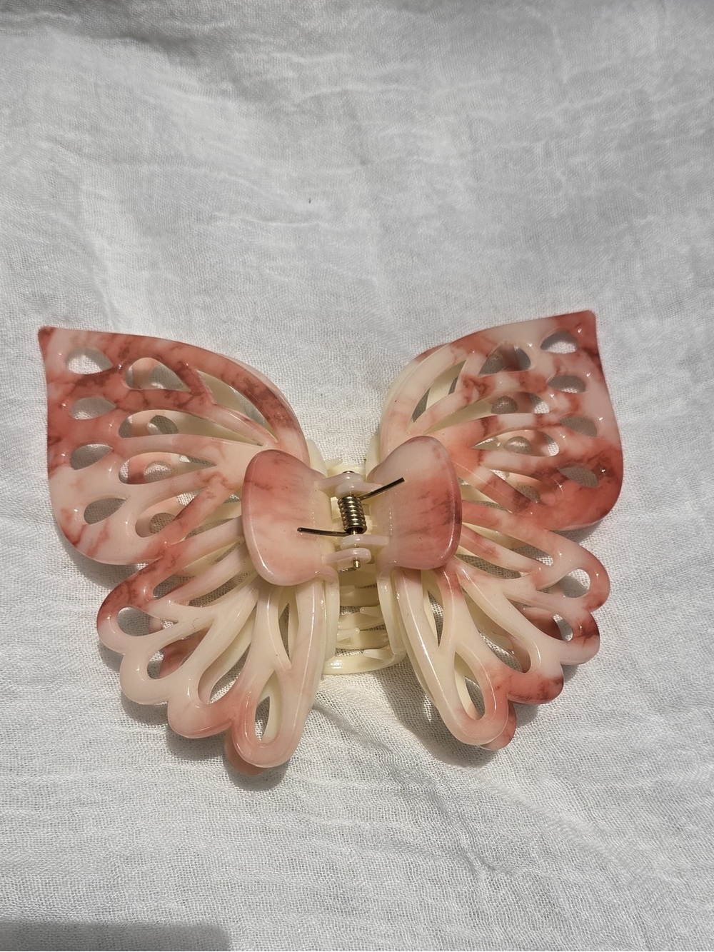 Marbled Butterfly Elegant Claw Clip